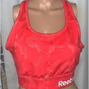 Reebok Bold Orange Sports Bra